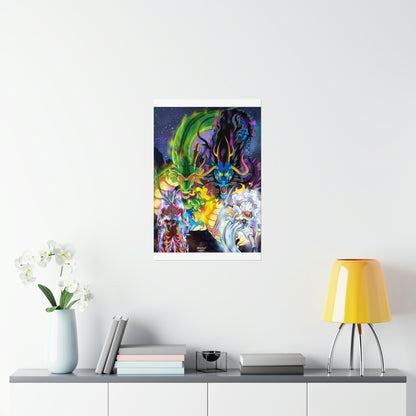 Heroes & Dragons - Premium Matte Vertical Posters